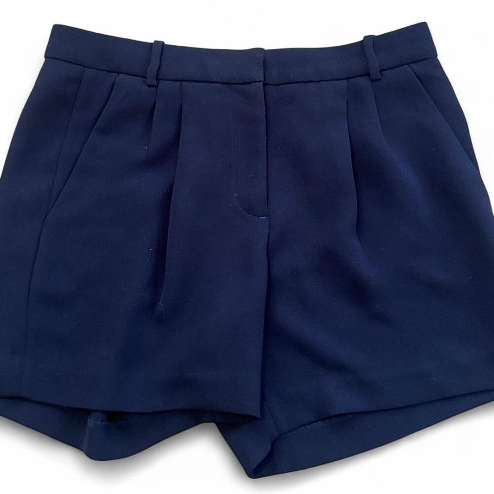 Jcrew navy tailored blue mini shorts size 4